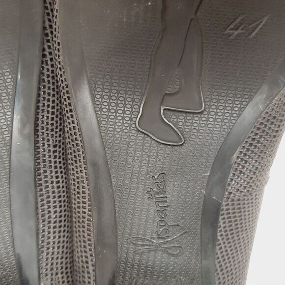 HISPANITAS Spain Textured Chunky Block Heel Pumps w/ Bow Grey Sz 9.5 | Eur 41 - Picture 15 of 16